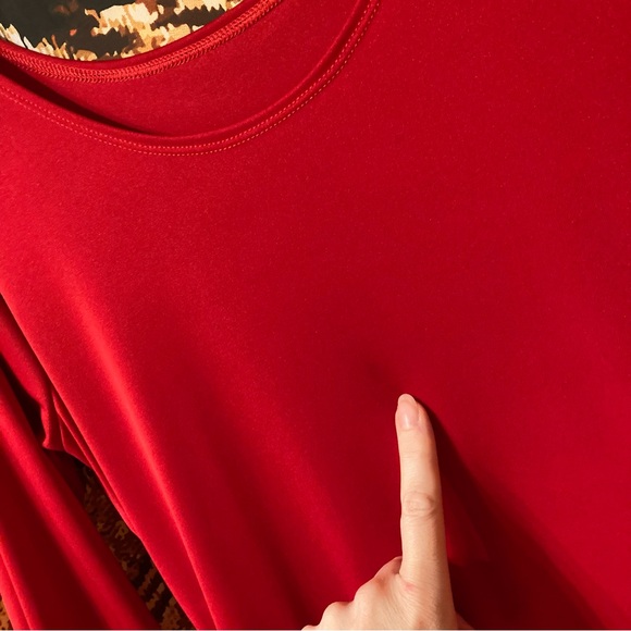 3/$15!! NWT *with spot* Red dance praise dress - Picture 6 of 10